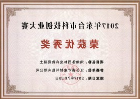 东台市科技创业大赛优秀奖