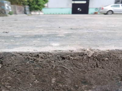 水泥木质混凝土道路基层