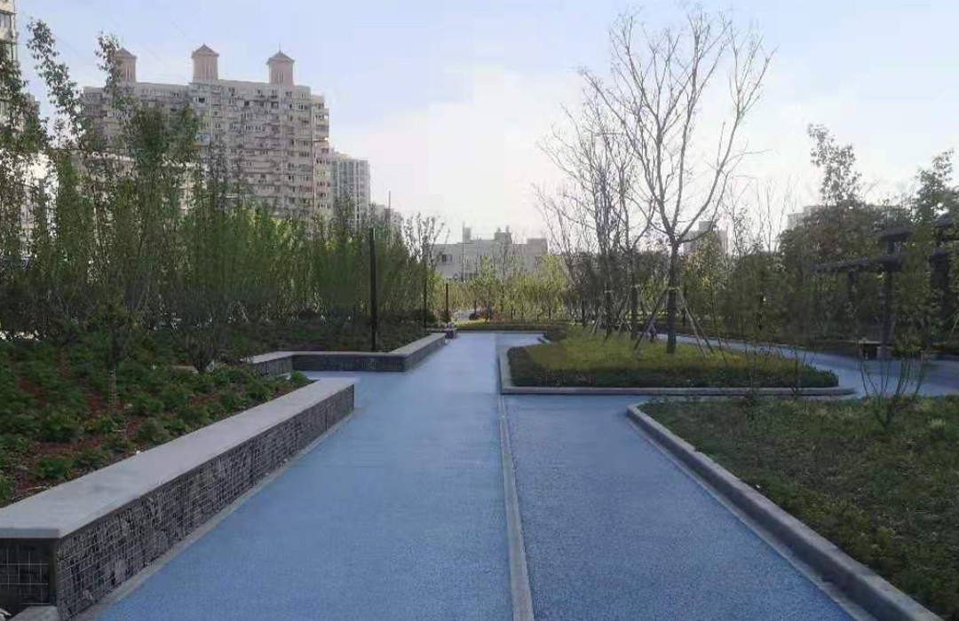 内江路-彩色透水混凝土